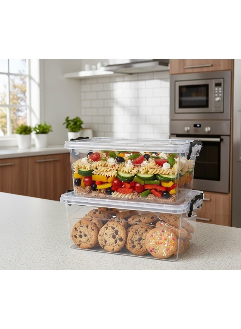 favilla 2-piece plastic container set - 3-liter capacity - Code 679 - Image 1